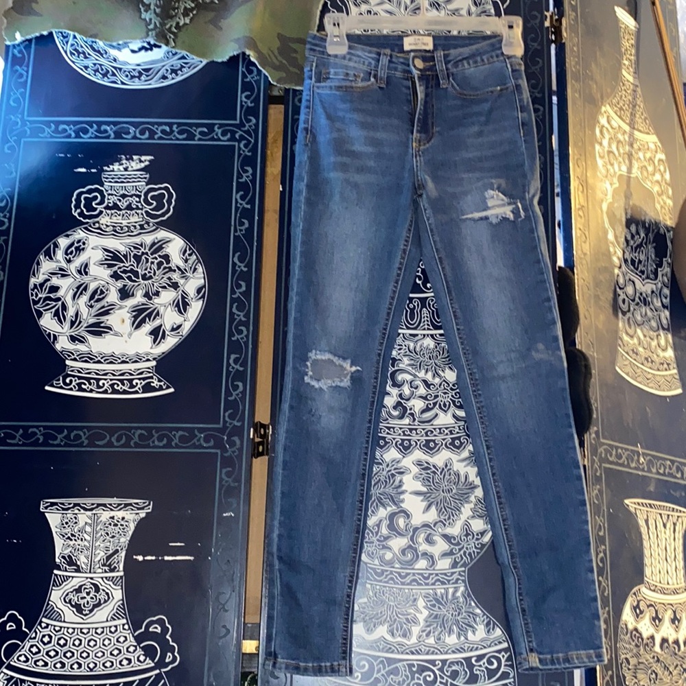 Skinny fries denim jeans